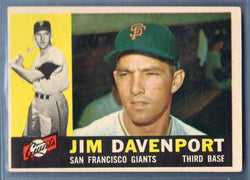 1960 Topps #154 Jim Davenport VG Set Break 1