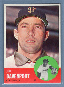1963 Topps #388 Jim Davenport EX-MT  GO522