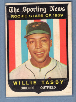 1959 Topps #143 Willie Tasby VG-EX   GO410