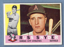 1960 Topps #81 Russ Snyder EX   GO550