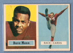 1957 Topps #50 Dave Mann (a) (st) VG  GO801