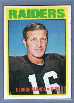 1972 Topps #235 George Blanda (HOF) EX-MT  GO244