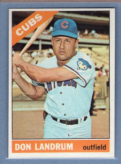 1966 Topps #43 Don Landrum (No Button or Full Button) EX-MT  GO170