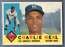 1960 Topps #155 Charlie Neal VG-EX Set Break 1