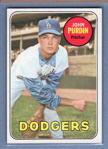 1969 Topps #161 John Purdin (d) EX-MT  GO265