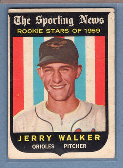 1959 Topps #144 Jerry Walker (a) (mk) VG   GO410
