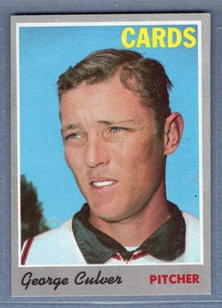 1970 Topps #92 George Culver  EX-MT  SB2