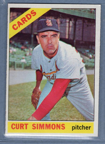 1966 Topps #489 Curt Simmons EX-MT  GO466