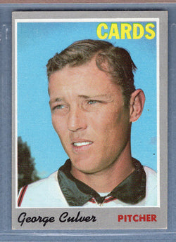 1970 Topps #92 George Culver  EX-MT  SB1