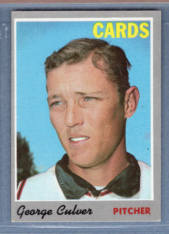 1970 Topps #92 George Culver  EX-MT  SB1