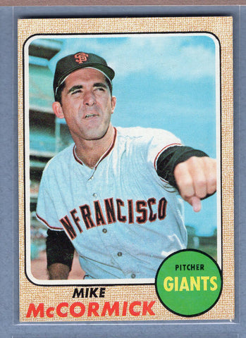 1968 Topps #400 Mike McCormick EX  GO180