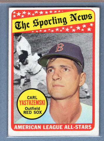 1969 Topps #425 Carl Yastrzemski All Star (HOF) (b) VG-EX  GO501