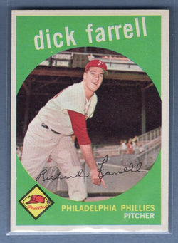 1959 Topps #175 Dick Farrell EX-MT High Grade Set Break B
