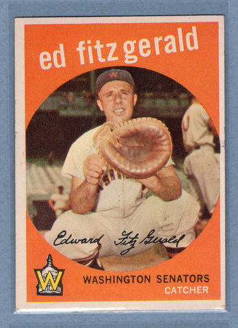 1959 Topps #33 Ed FitzGerald EX  GO213