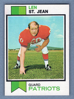 1973 Topps #168 Len St. Jean EX-MT     GO375
