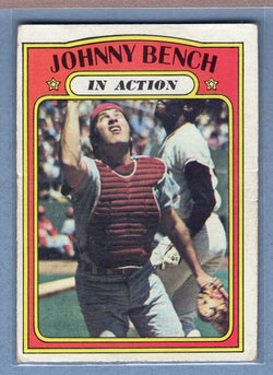 1972 Topps #434 Johnny Bench IA  VG  BL01