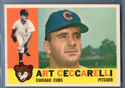 1960 Topps #156 Art Ceccarelli EX-MT Set Break 1