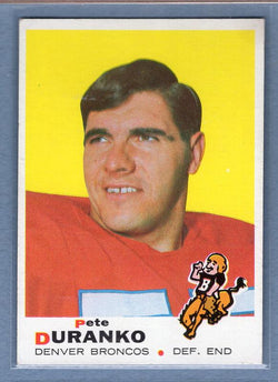 1969 Topps #182 Pete Duranko EX-MT  Set Break GO263