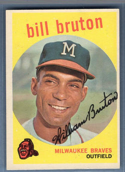 1959 Topps #165 Bill Bruton VG-EX    Set Break A