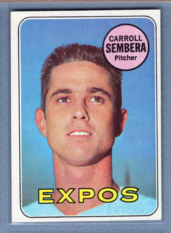 1969 Topps #351 Carroll Sembera (g) EX-MT  GOWABB