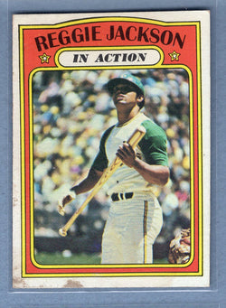 1972 Topps #436 Reggie Jackson IA  VG  BL01