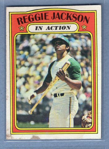 1972 Topps #436 Reggie Jackson IA  VG  BL01