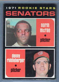 1971 Topps #93 Senators Rookies (McRae)  EX  GO747