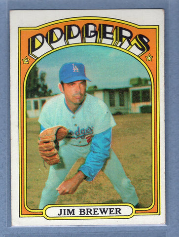 1972 Topps #151 Jim Brewer EX   GO311
