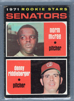 1971 Topps #93 Senators Rookies  EX  SB1