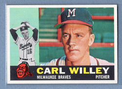 1960 Topps #107 Carl Willey EX-MT  GO223