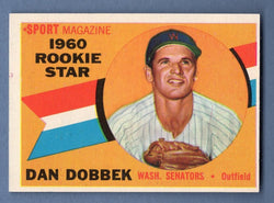 1960 Topps #123 Dan Dobbek EX-MT  GO240B
