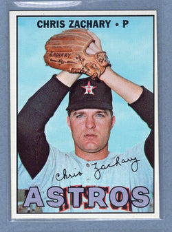 1967 Topps #212 Chris Zachary  EX-MT   GO223
