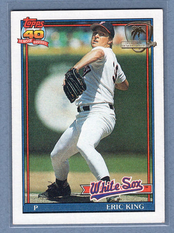 1991 Topps Desert Shield #121 Eric King  NM  GO625