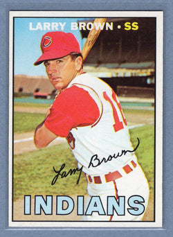 1967 Topps #145 Larry Brown EX-MT  GO390