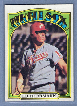 1972 Topps #452 Ed Herrmann  EX   BL01