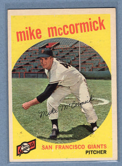 1959 Topps #148 Mike McCormick EX   GO410