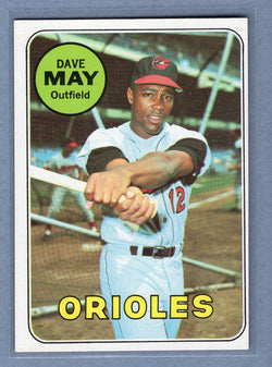 1969 Topps #113 Dave May EX-MT  GO477