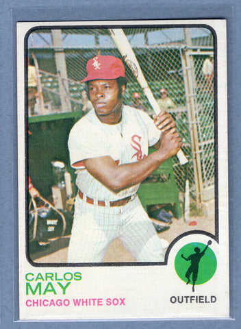 1973 Topps #105 Carlos May  EX-MT  GO550