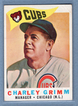 1960 Topps #217 Charley Grimm (b) G-VG  GO257