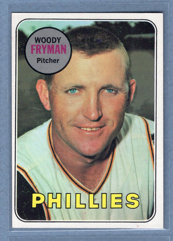 1969 Topps #51 Woody Fryman (b) EX-MT  GO700