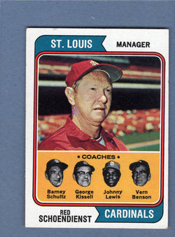 1974 Topps Baseball #236 Red Schoendienst NM-MT 001