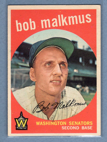 1959 Topps #151 Bob Malkmus EX   GO410