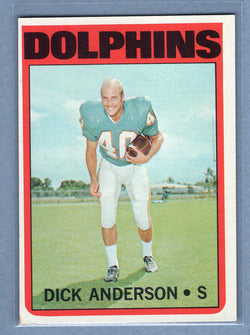 1972 Topps #98 Dick Anderson EX  GO326