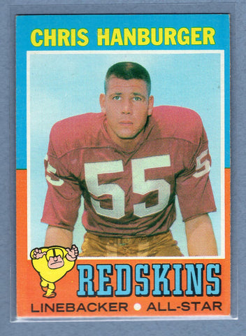 1971 Topps #97 Chris Hanburger (HOF) EX-MT  GO260