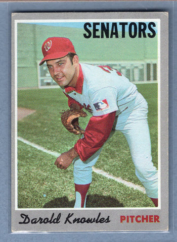 1970 Topps #106 Darold Knowles  EX  GO695