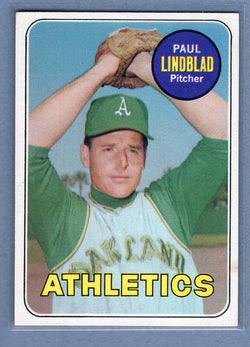 1969 Topps #449 Paul Lindblad EX-MT  GO645