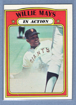 1972 Topps #50 Willie Mays IA  VG  GO315