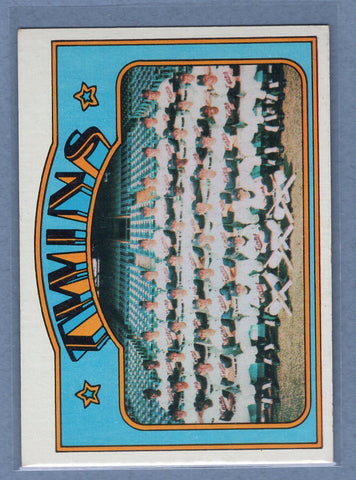 1972 Topps #156 Minnesota Twins EX-MT  GO483