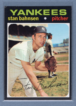 1971 Topps #184 Stan Bahnsen  (c) EX-MT  GO775