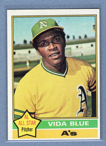 1976 Topps #140 Vida Blue  (a) EX-MT  GO450